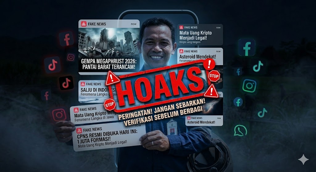 berita hoax 2026, hoax terbaru Indonesia, hoaks viral 2026, cek fakta hoax, BMKG hoax, CPNS hoax 2026, bansos hoax, deepfake hoax, turnbackhoax, kominfo hoaks